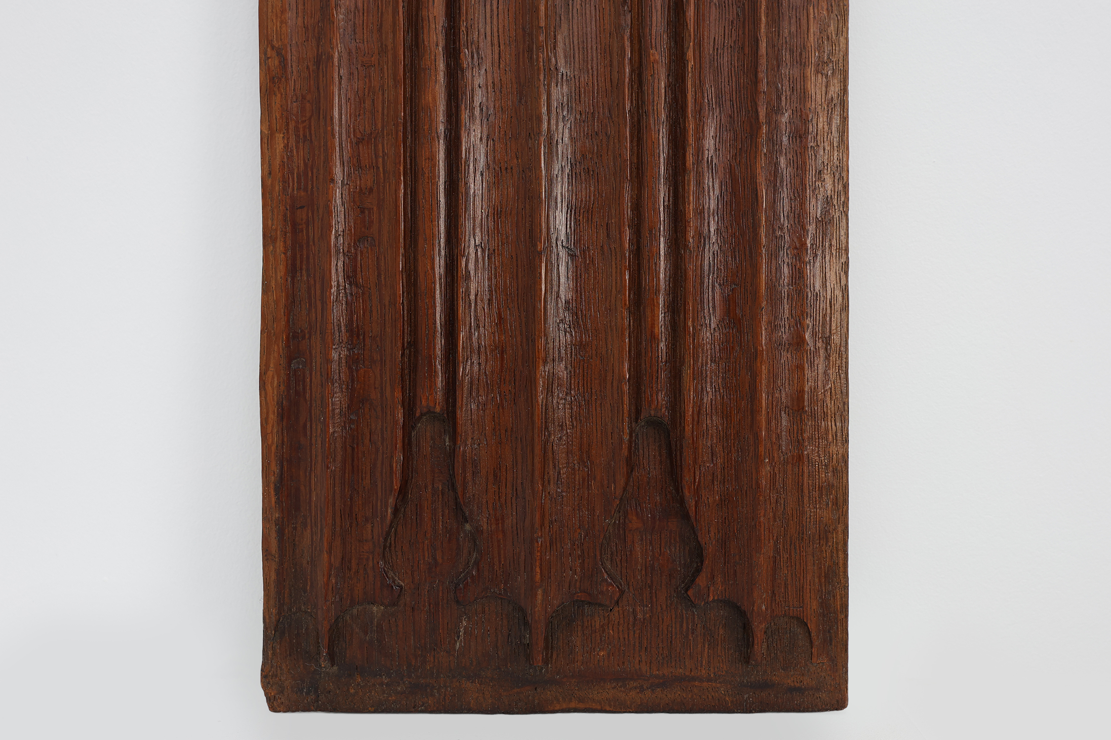 Carved oak Gothic linenfold panel, Flanders, ca. 16th centurythumbnail